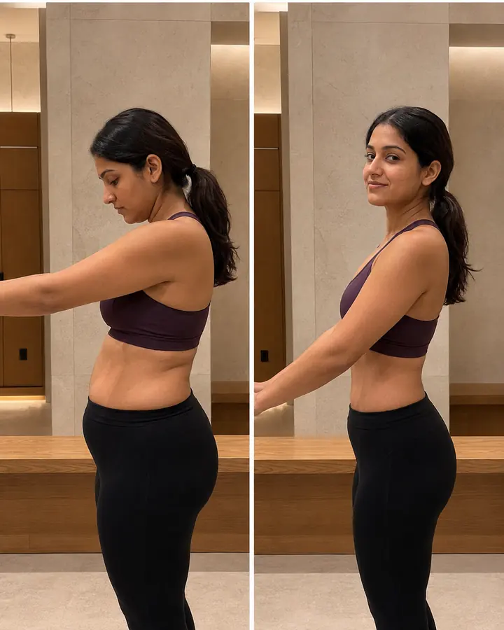 Before and after transformation result 2