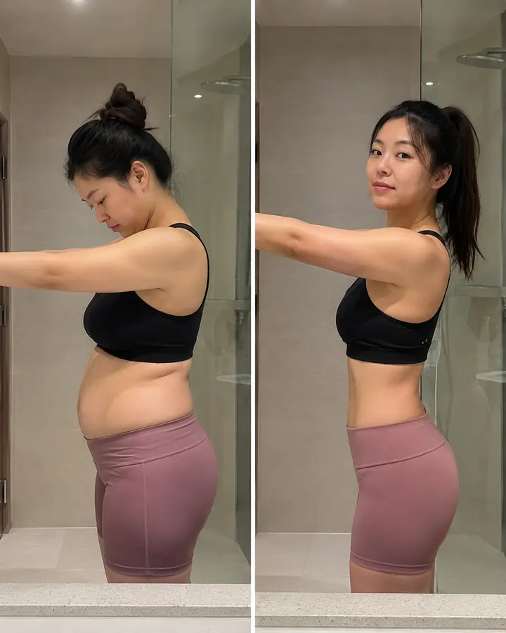 Before and after transformation result 6