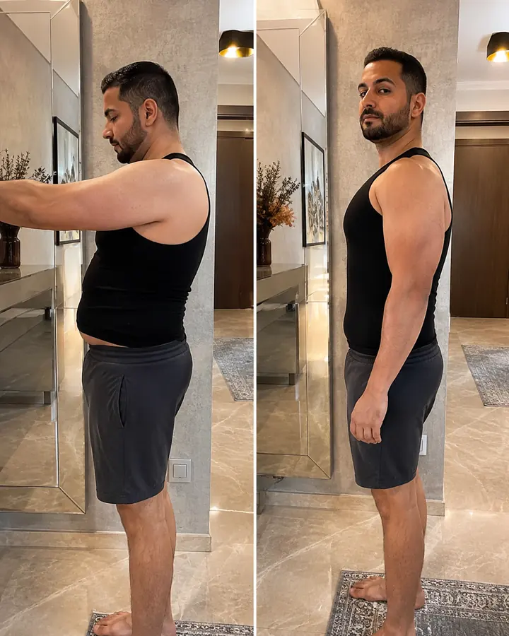 Before and after transformation result 8